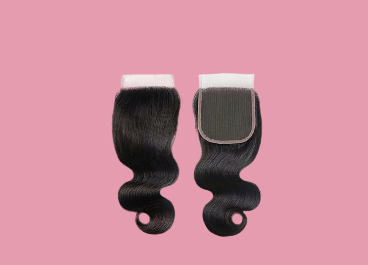 CLOSURES BODY WAVE 4X4 BUNDLES/ HAIR