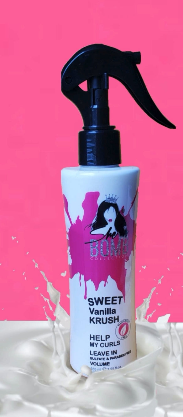1) SWEET VANILLA KRUSH /HELP MY CURLS