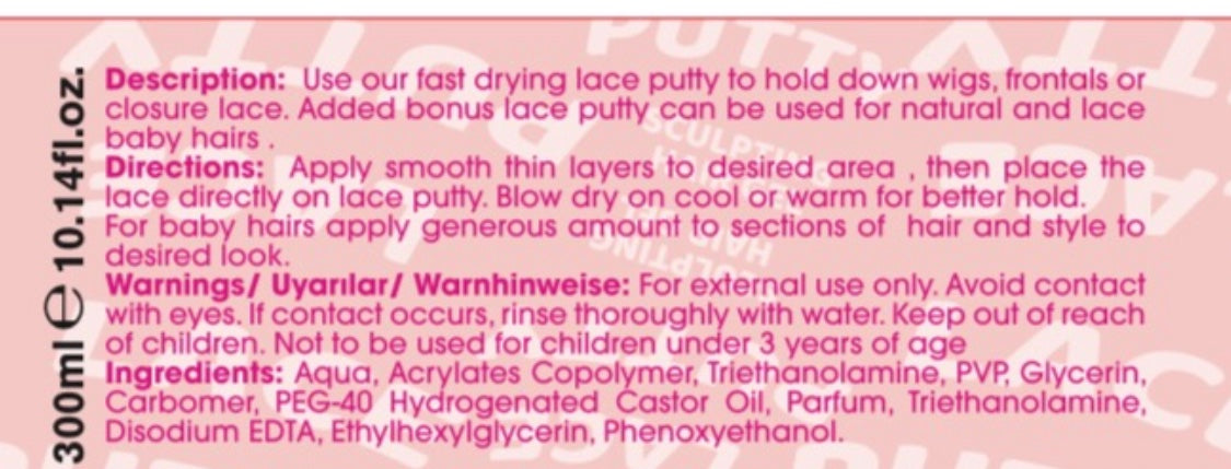 1) SHE IS BOMB LACE PUTTY 300ml
