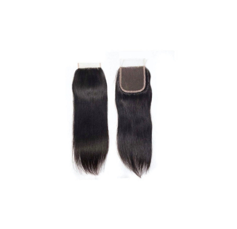 CLOSURES STRAIGHT HAIR 4X4 BUNDLES/HAIR