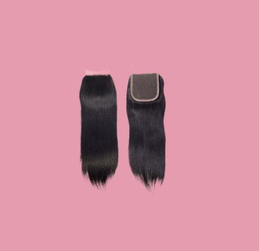 CLOSURES STRAIGHT HAIR 4X4  BUNDLES/HAIR