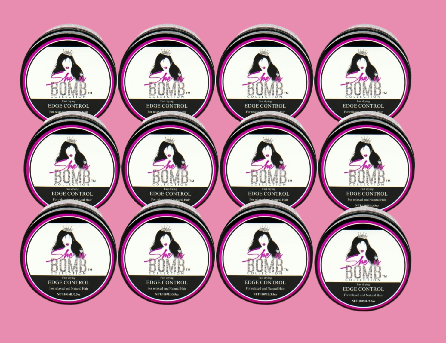 WHOLESALE EDGE CONTROL 12 – she is bomb collection