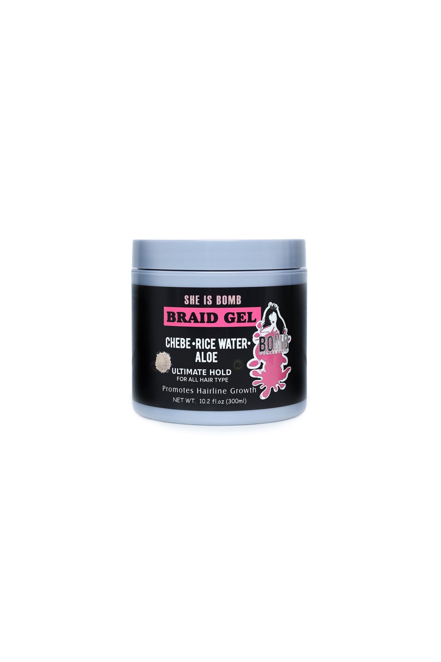 BRAID GEL CHEBE &RICE WATER & ALOE