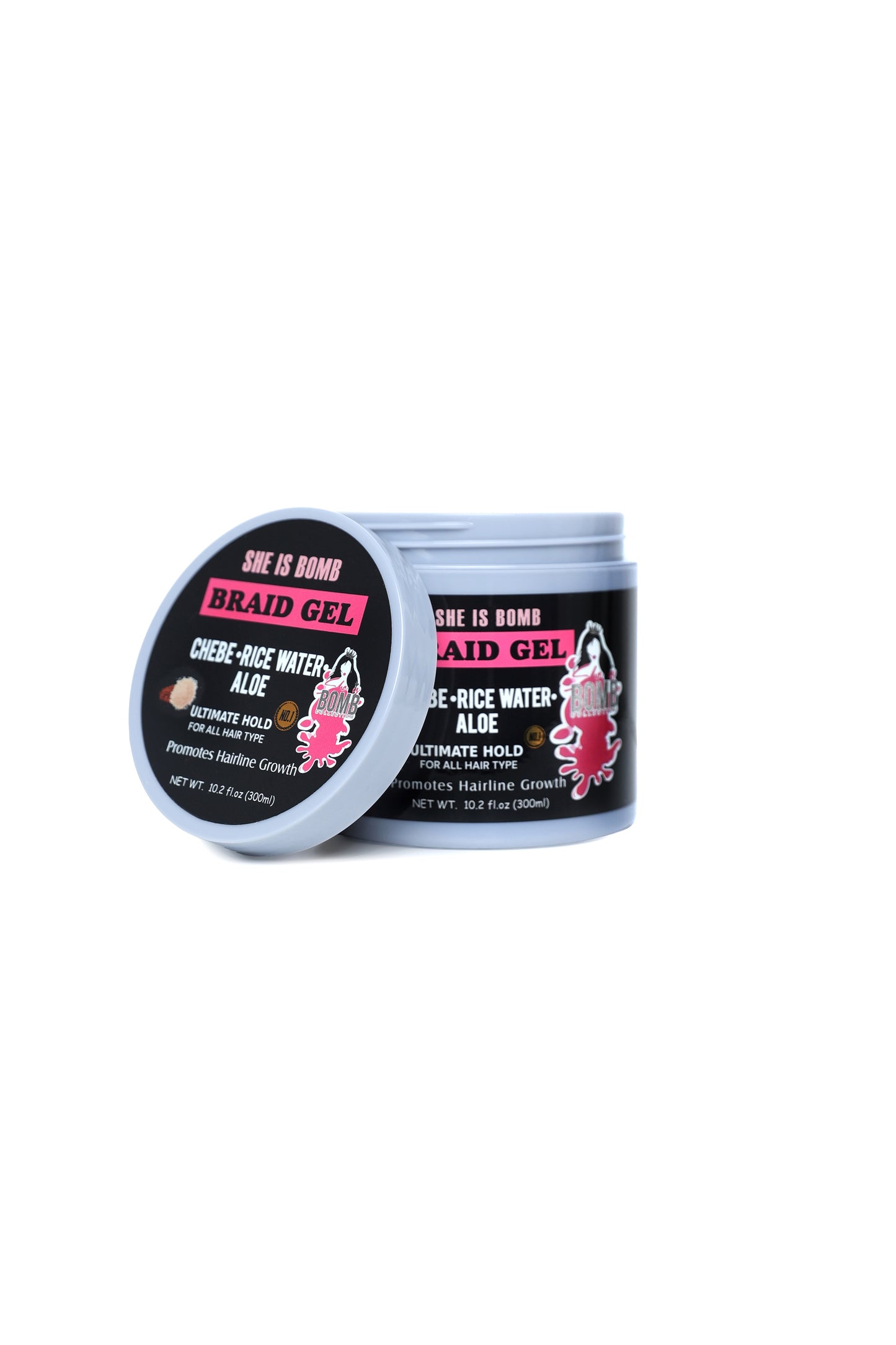 BRAID GEL CHEBE &RICE WATER & ALOE