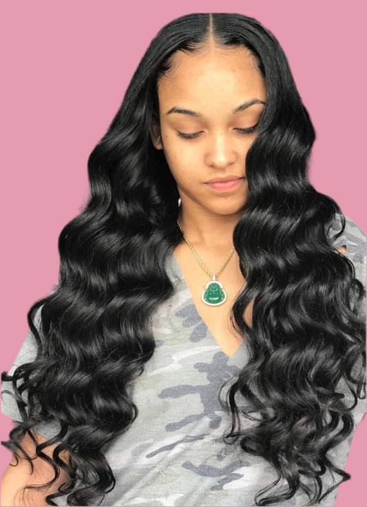 2a) PERUVIAN LUXURY  BODY WAVE BUNDLES/HAIR