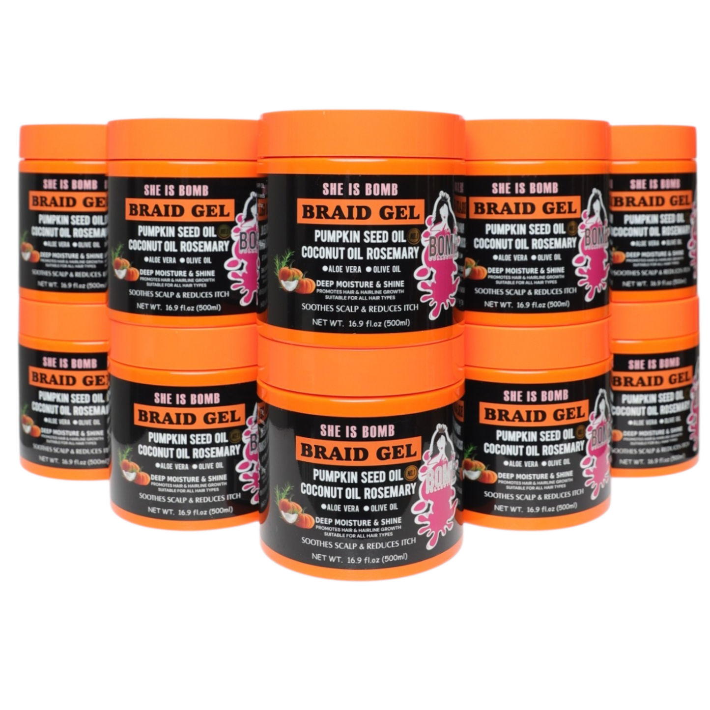 WHOLESALE PUMPKIN SEED OIL BRAID GEL