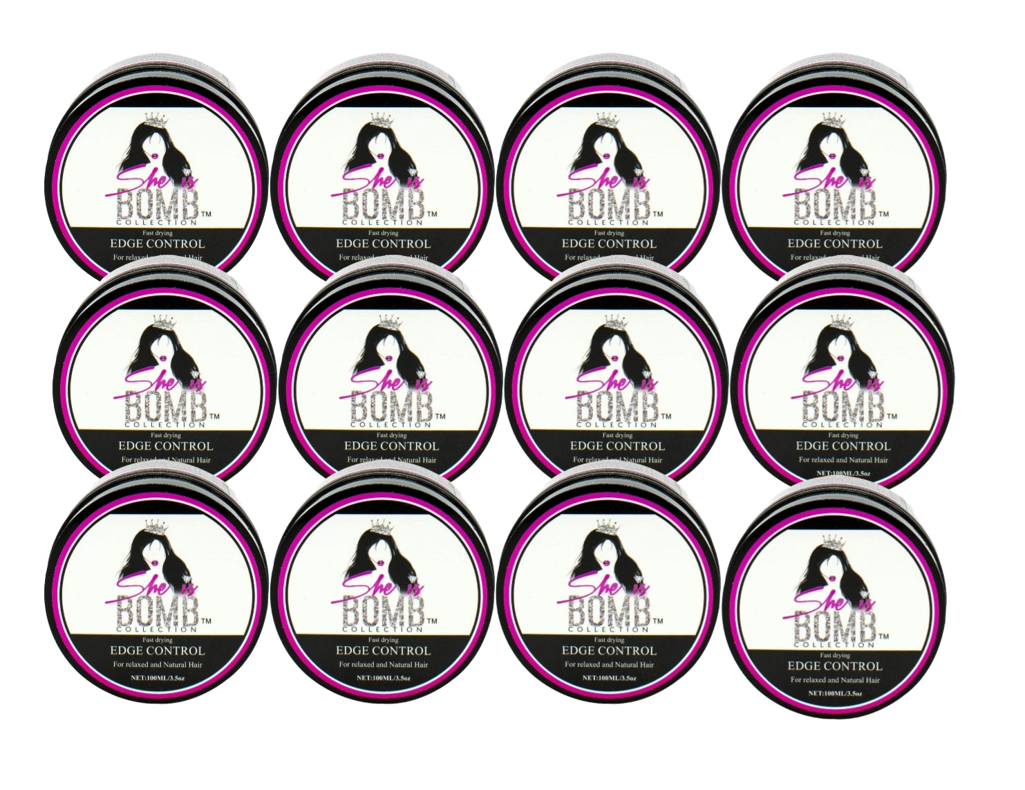 WHOLESALE EDGE CONTROL 12 – she is bomb collection